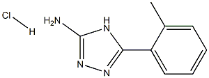 5-(2-METHYLPHENYL)-4H-1,2,4-TRIAZOL-3-YLAMINE HYDROCHLORIDE Struktur