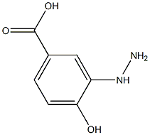 3-HYDRAZINO-4-HYDROXYBENZOIC ACID Struktur