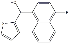 4-FLUORO-1-NAPHTHYL-(2-THIENYL)METHANOL Struktur