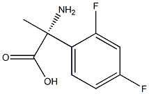 (2R)-2-AMINO-2-(2,4-DIFLUOROPHENYL)PROPANOIC ACID Struktur