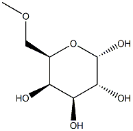 6-O-METHYL-A-D-GALACTOPYRANOSE Struktur