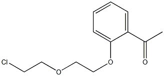 1-(2-[2-(2-CHLORO-ETHOXY)-ETHOXY]-PHENYL)-ETHANONE Struktur