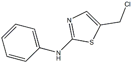 5-(CHLOROMETHYL)-N-PHENYL-1,3-THIAZOL-2-AMINE Struktur