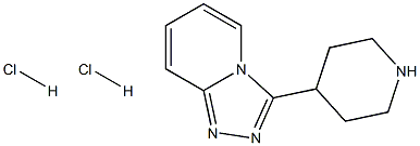 3-PIPERIDIN-4-YL[1,2,4]TRIAZOLO[4,3-A]PYRIDINE DIHYDROCHLORIDE Struktur