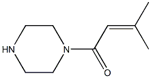 1-(3-METHYLBUT-2-ENOYL)PIPERAZINE Struktur