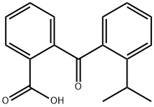 2-(2-ISOPROPYLBENZOYL)BENZOIC ACID Struktur