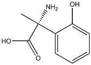 (2R)-2-AMINO-2-(2-HYDROXYPHENYL)PROPANOIC ACID Struktur