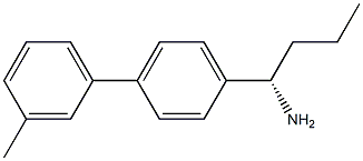 (1S)-1-[4-(3-METHYLPHENYL)PHENYL]BUTYLAMINE Struktur