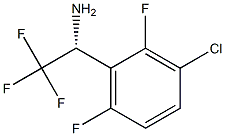 (1R)-1-(3-CHLORO-2,6-DIFLUOROPHENYL)-2,2,2-TRIFLUOROETHYLAMINE Struktur