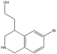 2-(6-BROMO-1,2,3,4-TETRAHYDROISOQUINOLIN-4-YL)ETHANOL Struktur