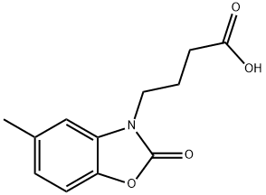 4-(5-METHYL-2-OXO-BENZOOXAZOL-3-YL)-BUTYRIC ACID Struktur