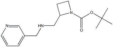 1-BOC-2-([(PYRIDIN-3-YLMETHYL)-AMINO]-METHYL)-AZETIDINE Struktur