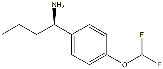 (1R)-1-[4-(DIFLUOROMETHOXY)PHENYL]BUTYLAMINE Struktur