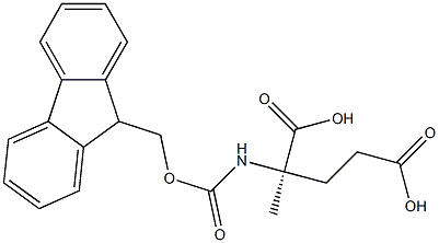 FMOC-ALPHA-METHYL-D-GLU Struktur