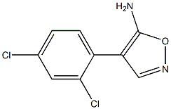 4-(2,4-DICHLOROPHENYL)ISOXAZOL-5-AMINE Struktur