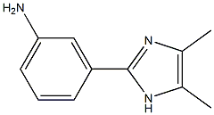 3-(4,5-DIMETHYL-1H-IMIDAZOL-2-YL)-PHENYLAMINE Struktur