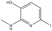 3-HYDROXY-6-IODO-2-METHYLAMINOPYRIDINE Struktur