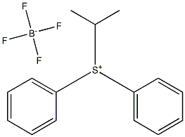 ISOPROPYLDIPHENYLSULFONIUM TETRAFLUOROBORATE Struktur