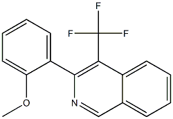 3-(2-METHOXYPHENYL)-4-TRIFLUOROMETHYLISOQUINOLINE Struktur