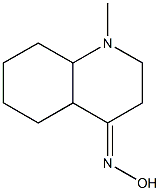 (4E)-1-METHYLOCTAHYDROQUINOLIN-4(1H)-ONE OXIME Struktur