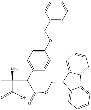 FMOC-O-BENZYL-ALPHA-METHYL-L-TYR Struktur