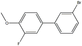 3-BROMO-3'-FLUORO-4'-METHOXYBIPHENYL Struktur