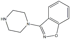 3-PIPERAZIN-1-YL-1,2-BENZISOXAZOLE Struktur