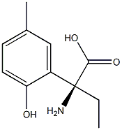 (2S)-2-AMINO-2-(2-HYDROXY-5-METHYLPHENYL)BUTANOIC ACID Struktur