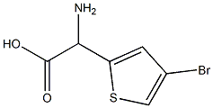 AMINO-(4-BROMO-THIOPHEN-2-YL)-ACETIC ACID Struktur