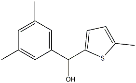 3,5-DIMETHYLPHENYL-(5-METHYL-2-THIENYL)METHANOL Struktur