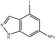 6-AMINO-4-IODO-1H-INDAZOLE Struktur