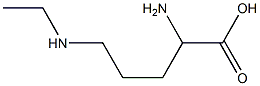 2-AMINO-5-ETHYLAMINO-PENTANOIC ACID Struktur