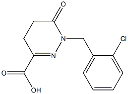 1-(2-CHLOROBENZYL)-6-OXO-1,4,5,6-TETRAHYDROPYRIDAZINE-3-CARBOXYLIC ACID Struktur