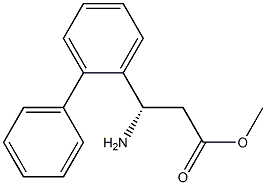 METHYL (3S)-3-AMINO-3-(2-PHENYLPHENYL)PROPANOATE Struktur