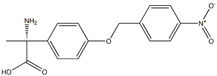 (2R)-2-AMINO-2-(4-[(4-NITROPHENYL)METHOXY]PHENYL)PROPANOIC ACID Struktur