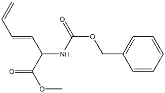 2-CBZ-AMINO-HEXA-3,5-DIENOIC ACID METHYL ESTER Struktur