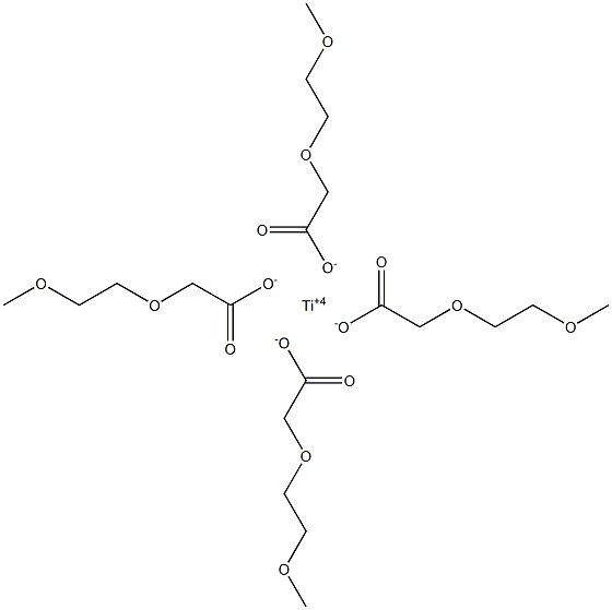 TITANIUM 3,6-DIOXAHEPTANOATE Struktur