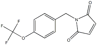 1-(4-TRIFLUOROMETHOXY-BENZYL)-PYRROLE-2,5-DIONE Struktur