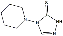 4,5-DIHYDRO-4-(N-PIPERIDINO)-1,2,4-TRIAZOLE-5(1H)-THIONE Struktur