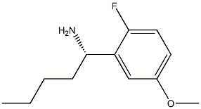 (1S)-1-(2-FLUORO-5-METHOXYPHENYL)PENTYLAMINE Struktur