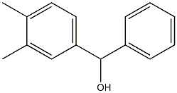 (3,4-DIMETHYLPHENYL)(PHENYL)METHANOL Struktur