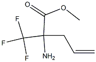 METHYL 2-AMINO-2-(TRIFLUOROMETHYL)PENT-4-ENOATE Struktur