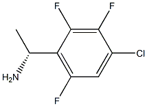 (1R)-1-(4-CHLORO-2,3,6-TRIFLUOROPHENYL)ETHYLAMINE Struktur