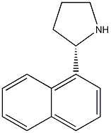 (2S)-2-NAPHTHYLPYRROLIDINE Struktur