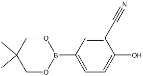 5-(5,5-DIMETHYL-1,3,2-DIOXABORINAN-2-YL)-2-HYDROXYBENZONITRILE Struktur