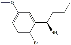 (1R)-1-(2-BROMO-5-METHOXYPHENYL)BUTYLAMINE Struktur