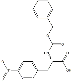 (S)-2-(CARBOBENZYLOXYAMINO)-3-(4-NITROPHENYL)PROPANOIC ACID Struktur