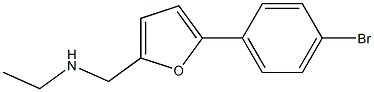 N-((5-(4-BROMOPHENYL)-2-FURYL)METHYL)ETHANAMINE Struktur