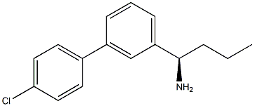 (1R)-1-[3-(4-CHLOROPHENYL)PHENYL]BUTYLAMINE Struktur