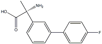 (2R)-2-AMINO-2-[3-(4-FLUOROPHENYL)PHENYL]PROPANOIC ACID Struktur